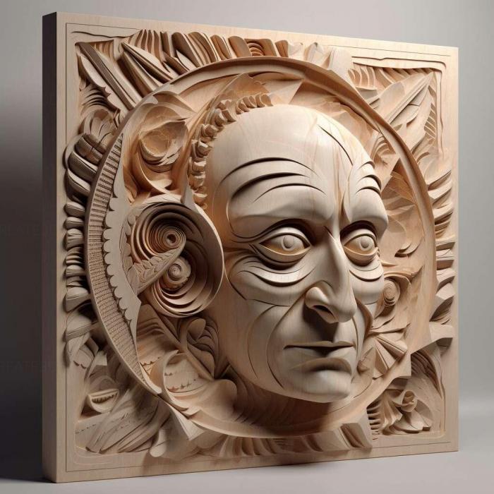 نموذج ثلاثي الأبعاد لآلة CNC 3D Art 